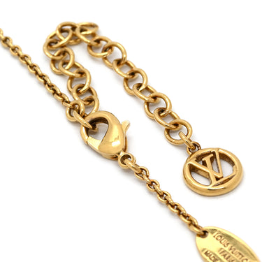 ルイヴィトン LOUIS VUITTON GO-14 M01729 ゴールド GP ネックレス LVツイスト