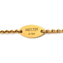 ルイヴィトン LOUIS VUITTON GO-14 M01729 ゴールド GP ネックレス LVツイスト
