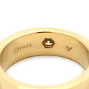 カルティエ Cartier ラブリング ハーフダイヤ B4032400 イエローゴールド K18YG ダイヤモンド #49 リング 指輪 クラシックモデル LOVE Ring 750 18K 3粒 9号