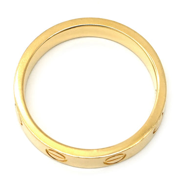 カルティエ Cartier ミニラブリング B4050550 イエローゴールド K18YG #50(JP10) リング 指輪 スモールモデル LOVE Ring 750YG 10号