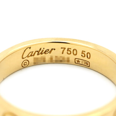 カルティエ Cartier ミニラブリング B4050550 イエローゴールド K18YG #50(JP10) リング 指輪 スモールモデル LOVE Ring 750YG 10号