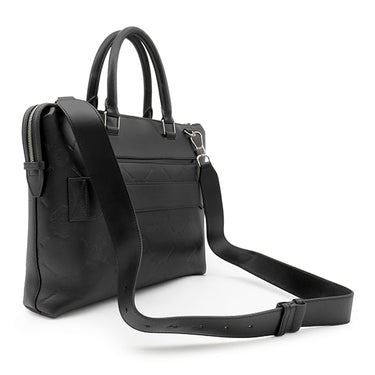 ベルルッティ BERLUTI オン タイム ブリーフケース ブラック レザー ヴェネチアカーフレザー 2WAYバッグ シルバー金具 黒 ビジネスバッグ ショルダーバッグ