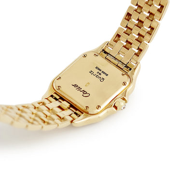 腕時計 カルティエ Cartier パンテール SM WF3005B9 クオーツ レディース K18YG無垢 スクエア ダイヤモンド