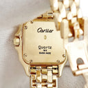 腕時計 カルティエ Cartier パンテール SM WF3005B9 クオーツ レディース K18YG無垢 スクエア ダイヤモンド
