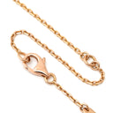 ヴァンクリーフアーペル Van Cleef & Arpels ヴィンテージ アルハンブラ ピンクXローズゴールド K18PG ダイヤモンド セーブル ネックレス PG金具 2015年ホリデー限定 セーブル 1Pダイヤ 18K