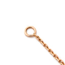 ヴァンクリーフアーペル Van Cleef & Arpels ヴィンテージ アルハンブラ ピンクXローズゴールド K18PG ダイヤモンド セーブル ネックレス PG金具 2015年ホリデー限定 セーブル 1Pダイヤ 18K