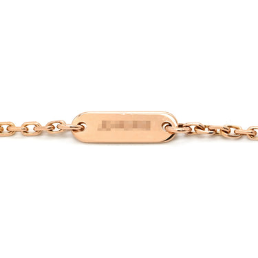 ヴァンクリーフアーペル Van Cleef & Arpels ヴィンテージ アルハンブラ ピンクXローズゴールド K18PG ダイヤモンド セーブル ネックレス PG金具 2015年ホリデー限定 セーブル 1Pダイヤ 18K