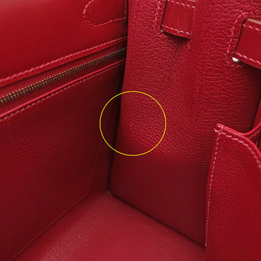 エルメス HERMES ケリー32 外縫い ヴァーミリオン ボックスカーフ 2WAYバッグ ゴールド金具 赤