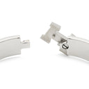 エルメス HERMES クリックH PM ブルー×シルバー メタル エナメル ブレスレット 青 ライトブルー Hブレス