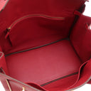 エルメス HERMES バーキン35 ルージュカザック ヴォーエプソン ハンドバッグ ゴールド金具 【PO品】 赤
