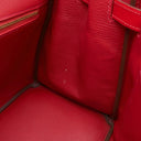 エルメス HERMES バーキン35 ルージュカザック ヴォーエプソン ハンドバッグ ゴールド金具 【PO品】 赤