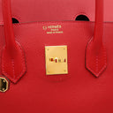 エルメス HERMES バーキン35 ルージュカザック ヴォーエプソン ハンドバッグ ゴールド金具 【PO品】 赤