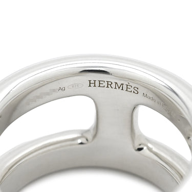 エルメス HERMES オスモズ GM シルバー シルバー925 #56(JP16) リング 指輪 SV925 AG925 Hモチーフ 16号