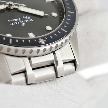 腕時計 ブランパン BLANCPAIN フィフティ ファゾムス バチスカーフ 5000-1110-B52A 自動巻き メンズ メテオグレー 逆回転防止ベゼル