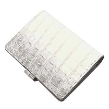 ルイヴィトン LOUIS VUITTON LV ヴェルティカル ウォレット コンパクト N87279 サハラ×ブラウン クロコダイル 二つ折り財布 シルバー金具 新品 未使用
