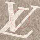 ルイヴィトン LOUIS VUITTON オンザゴー MM M45494 トゥルトレール×クレーム モノグラムアンプラント バイカラーモノグラムアンプラント トートバッグ ゴールド金具 グレー 肩掛け