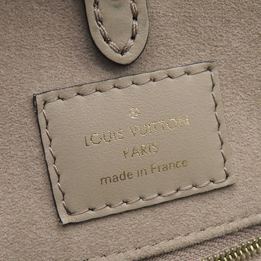 ルイヴィトン LOUIS VUITTON オンザゴー MM M45494 トゥルトレール×クレーム モノグラムアンプラント バイカラーモノグラムアンプラント トートバッグ ゴールド金具 グレー 肩掛け