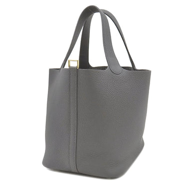 エルメス HERMES ピコタンロック MM 22 アルドワーズ トリヨンクレマンス ハンドバッグ シャンパンゴールド金具 新品 未使用 グレージュ 2024年製