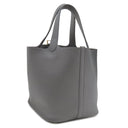 エルメス HERMES ピコタンロック MM 22 アルドワーズ トリヨンクレマンス ハンドバッグ シャンパンゴールド金具 新品 未使用 グレージュ 2024年製