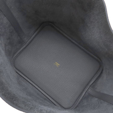 エルメス HERMES ピコタンロック MM 22 アルドワーズ トリヨンクレマンス ハンドバッグ シャンパンゴールド金具 新品 未使用 グレージュ 2024年製