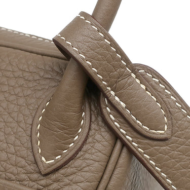 エルメス HERMES リンディ ミニ エトゥープ トリヨンクレマンス ショルダーバッグ シルバー金具