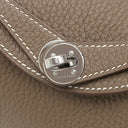 エルメス HERMES リンディ ミニ エトゥープ トリヨンクレマンス ショルダーバッグ シルバー金具