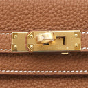 エルメス HERMES ケリー25 内縫い ゴールド トゴ 2WAYバッグ ゴールド金具 新品 未使用 茶 2026年製