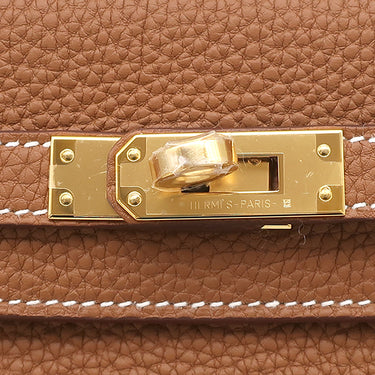 エルメス HERMES ケリー25 内縫い ゴールド トゴ 2WAYバッグ ゴールド金具 新品 未使用 茶 2026年製