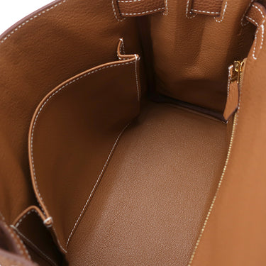 エルメス HERMES ケリー25 内縫い ゴールド トゴ 2WAYバッグ ゴールド金具 新品 未使用 茶 2026年製
