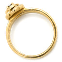 シャネル Chanel カメリア ダイヤ イエローゴールド K18YG ダイヤモンド リング 指輪 18K 750 YG フラワーモチーフ 9.5号