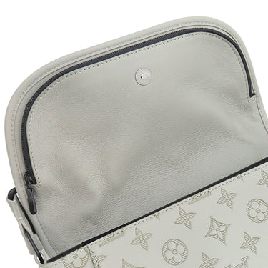 ルイヴィトン LOUIS VUITTON パルス メッセンジャー M14912 サンド カーフ モノグラムシャドウ ショルダーバッグ マットブラック金具 ベージュ