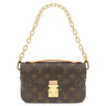 ルイヴィトン LOUIS VUITTON ポシェット メティス EW M46279 モノグラム モノグラムキャンバス 2WAYバッグ ゴールド金具 茶 ショルダーバッグ