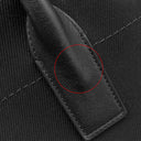 サンローラン SAINT LAURENT ノース サウス リヴ ゴーシュ 632539 ブラック キャンバス レザー トートバッグ シルバー金具 黒 RIVE GAUCHE