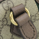 グッチ GUCCI オフィディア スモール ボストンバッグ 517350 ベージュ×ダークブラウン GGスプリームキャンバス レザー 2WAYバッグ ゴールド金具 茶 シェリー