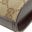 グッチ GUCCI ミニ バケット 782919 ベージュ×ブラウン GGキャンバス レザー ショルダーバッグ シャンパンゴールド金具 茶