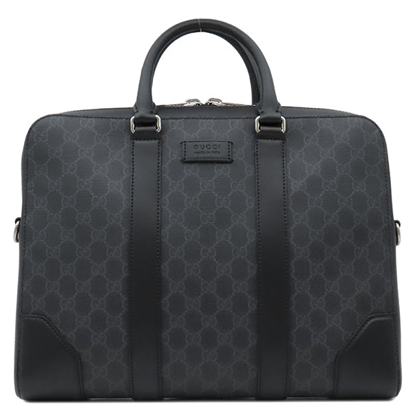 GUCCI ショルダーストラップ付き GG スモール ブリーフケース オフィディア〕スモール ショルダーバッグ ・ベージュ＆エボニー GG