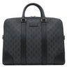 グッチ GUCCI GGスプリーム ブリーフケース 474135 ブラック GGスプリームキャンバス 2WAYバッグ シルバー金具 ビジネスバッグ