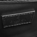グッチ GUCCI デコ レザー チェーンショルダー 741457 ブラック レザー ショルダーバッグ シルバー金具 黒 ゴールド×シルバー