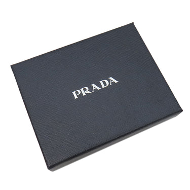 プラダ PRADA トライアングル ロゴ コンパクトウォレット 1ML050 ベージュピンク レザー 二つ折り財布 ゴールド金具 2つ折り