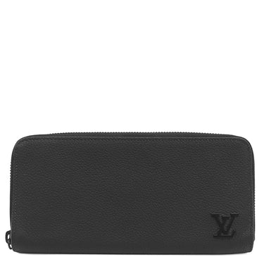 ルイヴィトン LOUIS VUITTON ジッピー ウォレット ホリゾンタル M80334 ブラック レザー 長財布 マットブラック金具 黒 ラウンドファスナー
