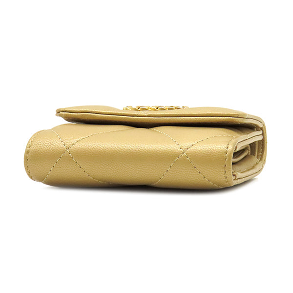 シャネル Chanel シャネル19 フラップ ウォレット AP1789 ゴールド