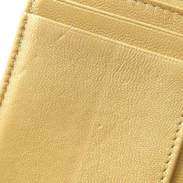 シャネル CHANEL シャネル19 フラップ ウォレット AP1789 ゴールド ラムスキン 三つ折り財布 ゴールド金具 ディズヌフ ココマーク