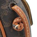 セリーヌ CELINE トリオンフ トライアングルバッグ 195902BZK タン レザー トリオンフキャンバス ショルダーバッグ ポシェット ロゴプリント 茶