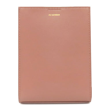 ジルサンダー Jil Sander Tangle スモール ピンク カーフ ショルダーバッグ ゴールド金具 斜め掛け