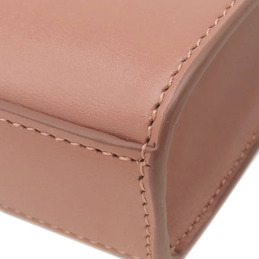 ジルサンダー Jil Sander Tangle スモール ピンク カーフ ショルダーバッグ ゴールド金具 斜め掛け