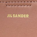 ジルサンダー Jil Sander Tangle スモール ピンク カーフ ショルダーバッグ ゴールド金具 斜め掛け