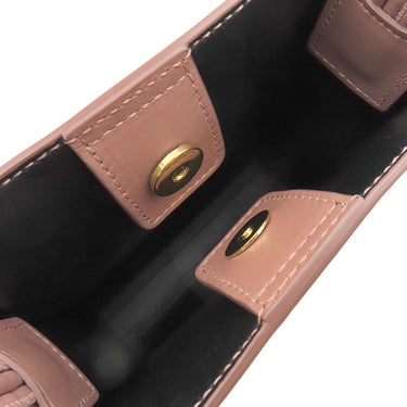 ジルサンダー Jil Sander Tangle スモール ピンク カーフ ショルダーバッグ ゴールド金具 斜め掛け