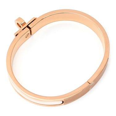 エルメス HERMES ミニ クリック ケリー PM H200004FO85PM クレーム GP エナメル ブレスレット ピンクゴールド金具 アイボリー 白 ケリークラスプモチーフ