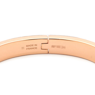 エルメス HERMES ミニ クリック ケリー PM H200004FO85PM クレーム GP エナメル ブレスレット ピンクゴールド金具 アイボリー 白 ケリークラスプモチーフ