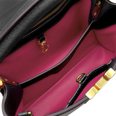 ルイヴィトン LOUIS VUITTON カプシーヌ BB M94755 ブラック レザー トリヨンレザー 　　 2WAYバッグ ゴールド金具 ショルダーバッグ ハンドバッグ 黒×ピンク